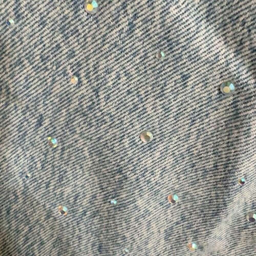 Universal Thread Mid Rise 90s Baggy Rhinestone Jeans - Picture 6 of 8